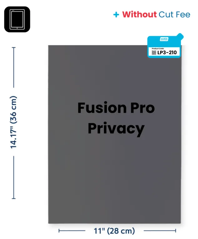 [04-000052] RapidCut Sheet- Tablet - Fusion Pro Privacy - No Cut Fee Included